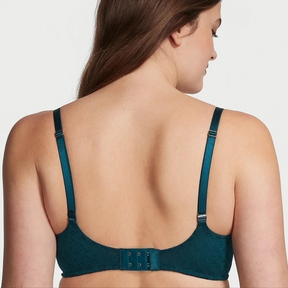 VICTORIA SECRET VERY SEXY ICON DEMI BRA•36C•DEEPEST GREEN